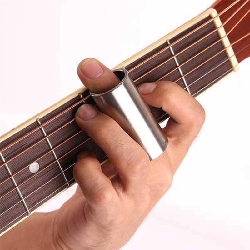 Guitar Slide Tube - Guitar Slide Fingertip Tube Silver Slide