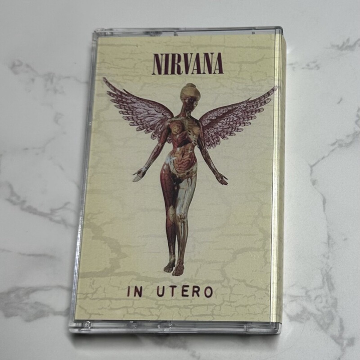 Audio Music To Lyrics - Nirvana in Utero Cassette Tape Grunge