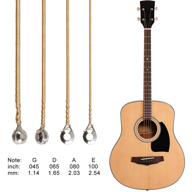 Bass Guitar Strings - 4 Strings Acoustic Bass ANTI-RUST Phosphor