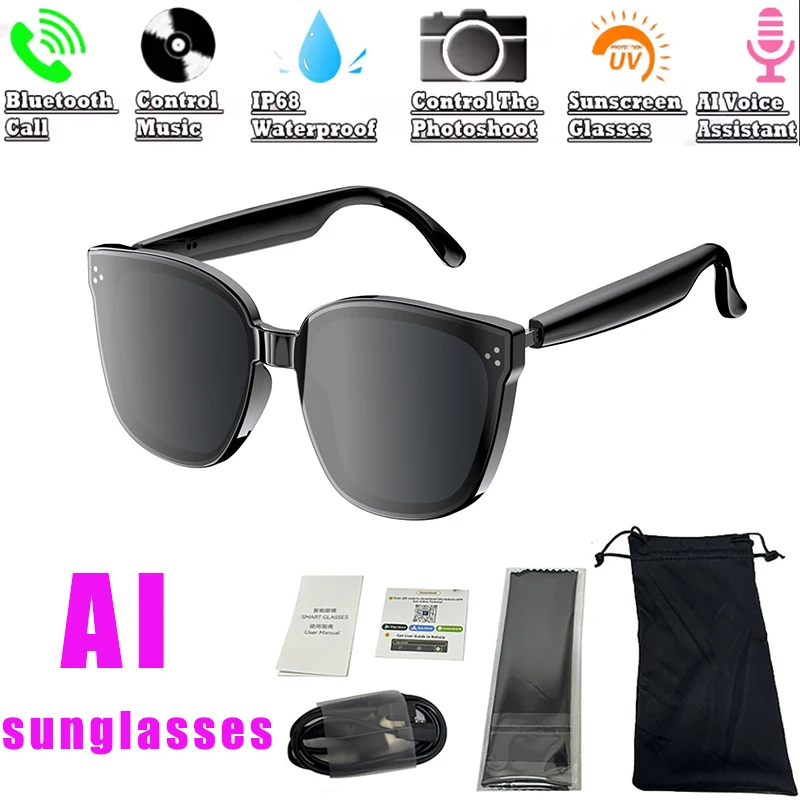 Audio Music Ai - Polarized Smart AI Translation Glasses Filtering