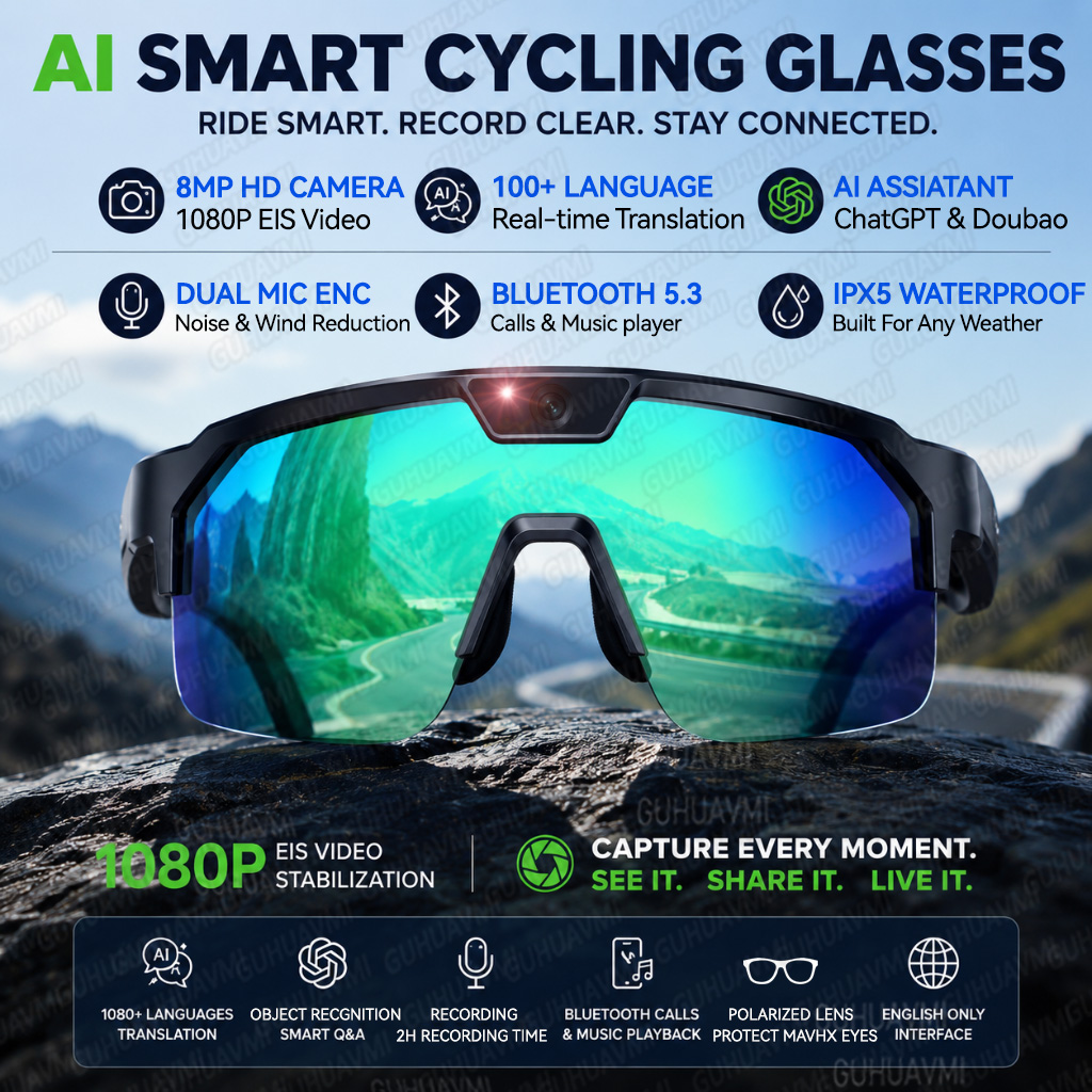 Audio Music Ai - 2026 Upgrade Smart Glasses with 8MP