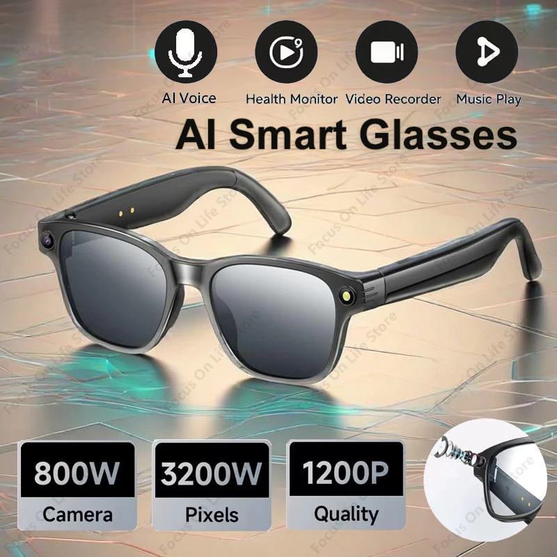 Audio Music Ai - AI Smart Glasses 8 Million Camera
