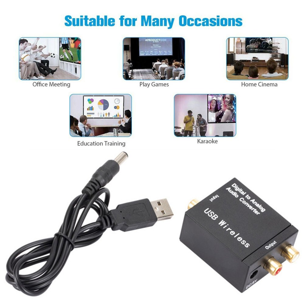 Headphone Amplifier Dac - Digital to Analog Audio Converter 3.5MM