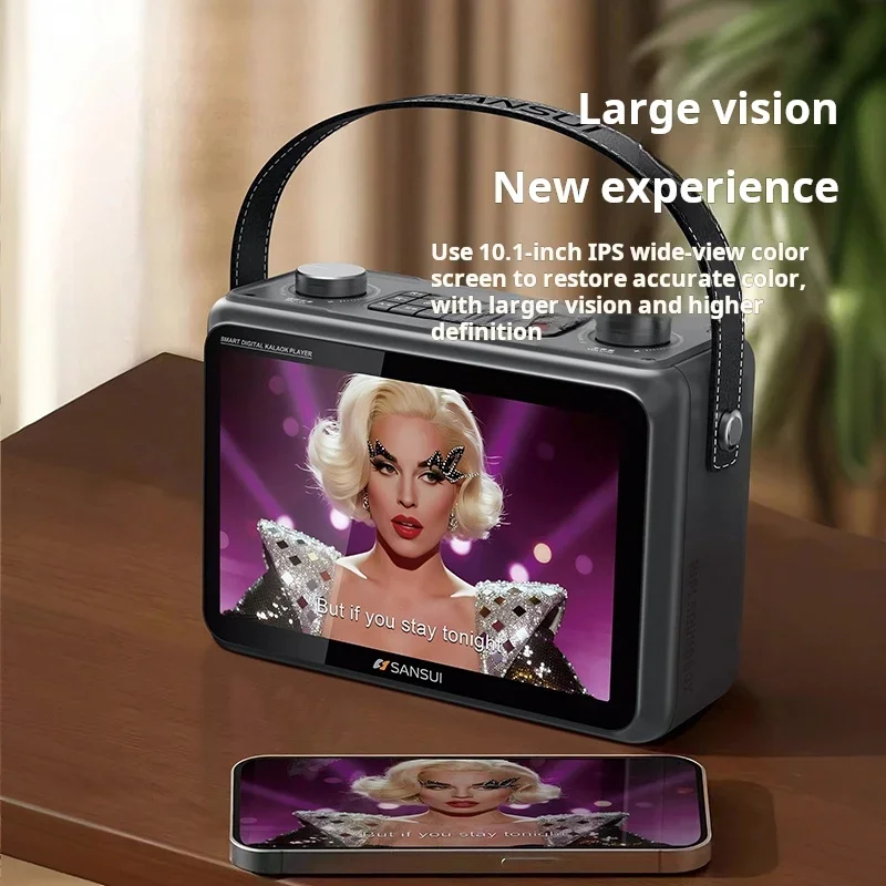 SANSUI K115 LED Screen 10.1-in - огляд і ціна Audio Music To Lyrics