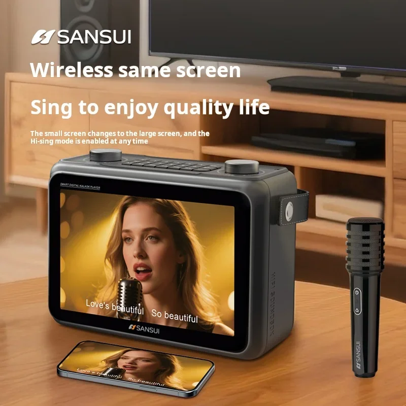 SANSUI K115 LED Screen 10.1-in - огляд і ціна Audio Music To Lyrics