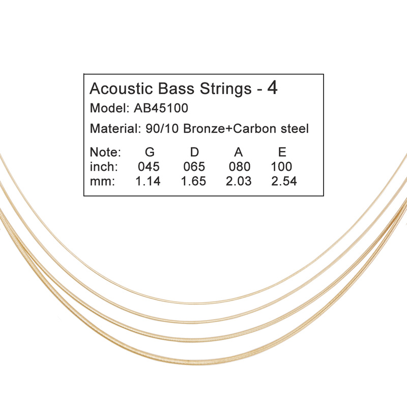 4 Strings Acoustic Bass  ANTI- - огляд і ціна Bass Guitar Strings