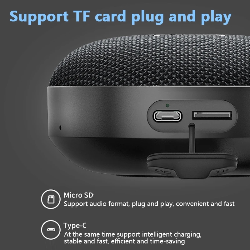 Caixa De Som Bluetooth Speaker - огляд і ціна Audio Visualizer Music Player