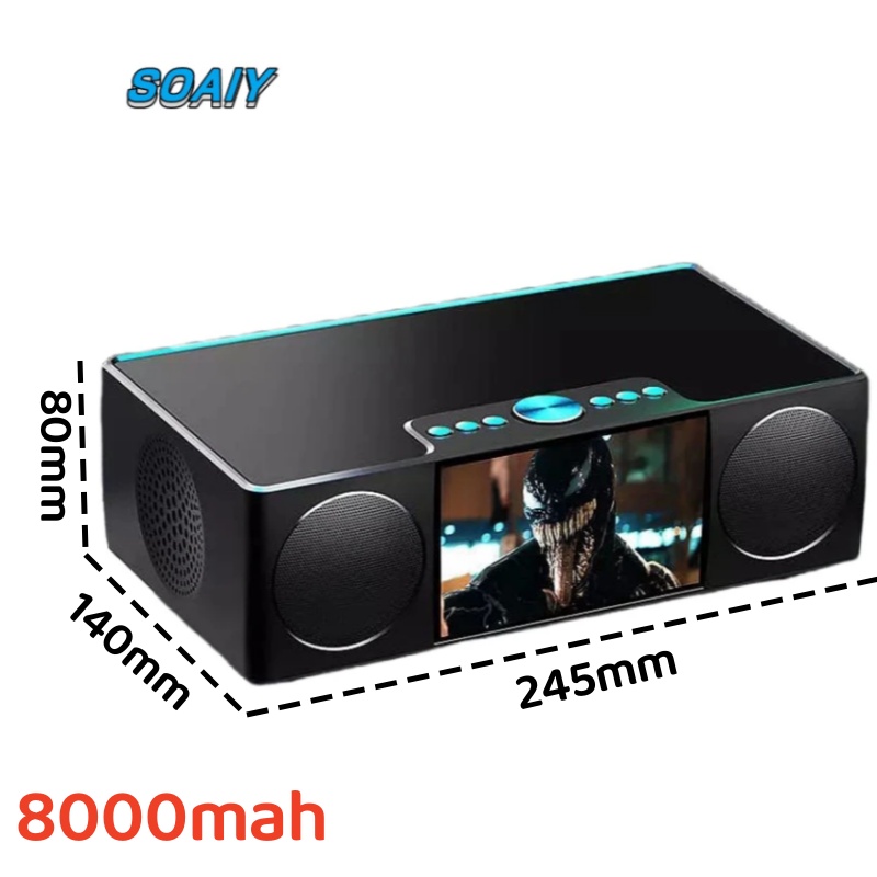 S99 Portable Caixa De Som Blue - огляд і ціна Audio Visualizer Music Player