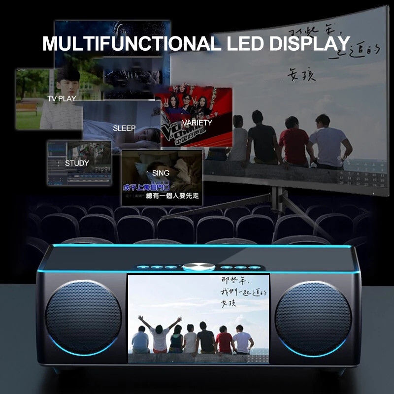 S99 Portable Caixa De Som Blue - огляд і ціна Audio Visualizer Music Player
