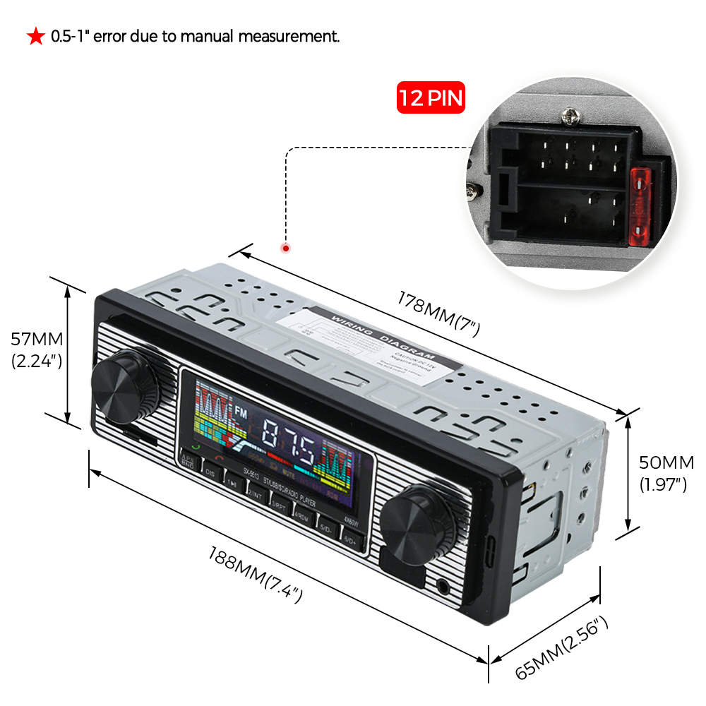 Vintage Car Radio Vehicle Inte - огляд і ціна Audio Music App