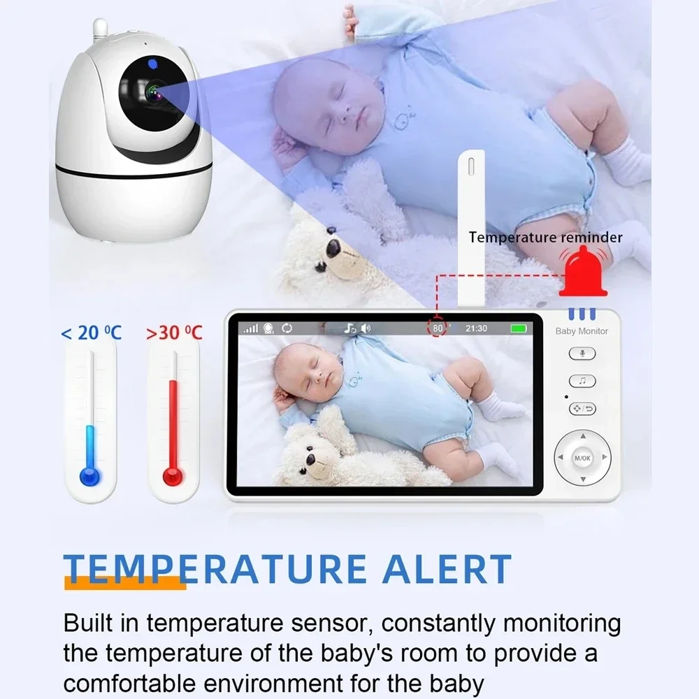 VBABM ABM501 Baby Monitor 5.0  - огляд і ціна Audio Detect Music