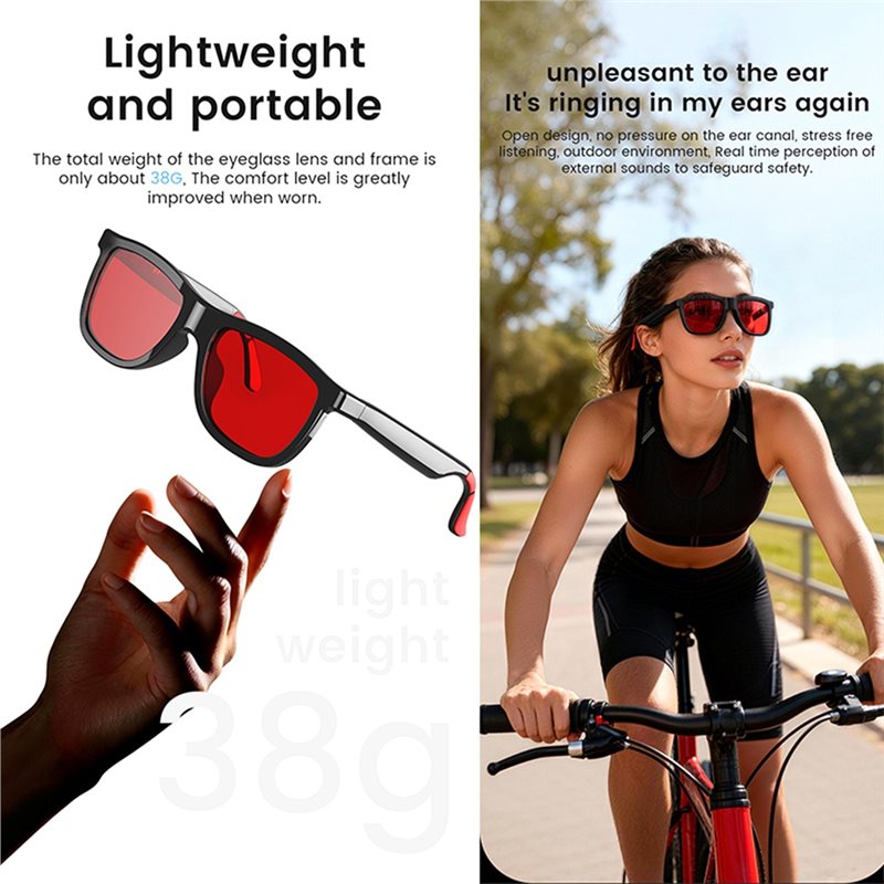 AI Smart Audio Glasses Touch T - огляд і ціна Audio Music Ai