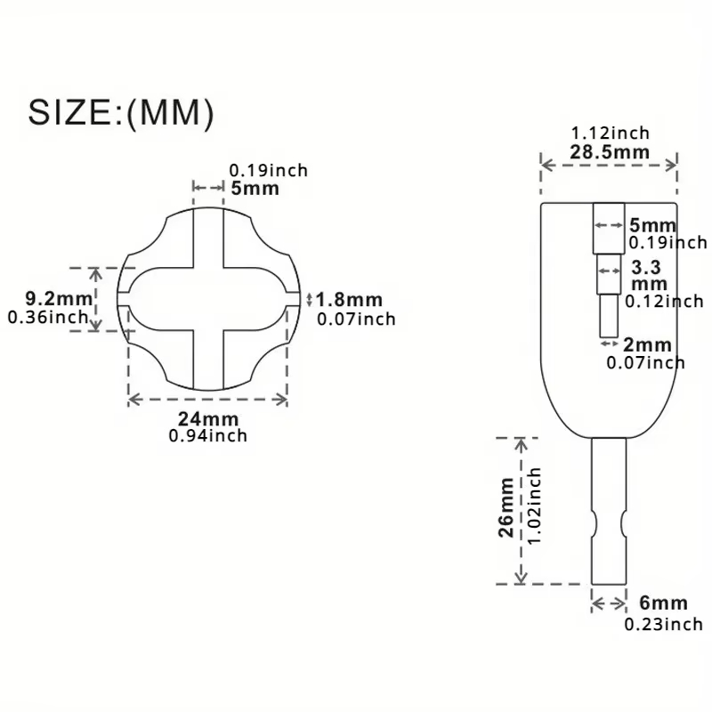 Miwayer  1/2PCS  Electric Guit - огляд і ціна Guitar Slide Tube