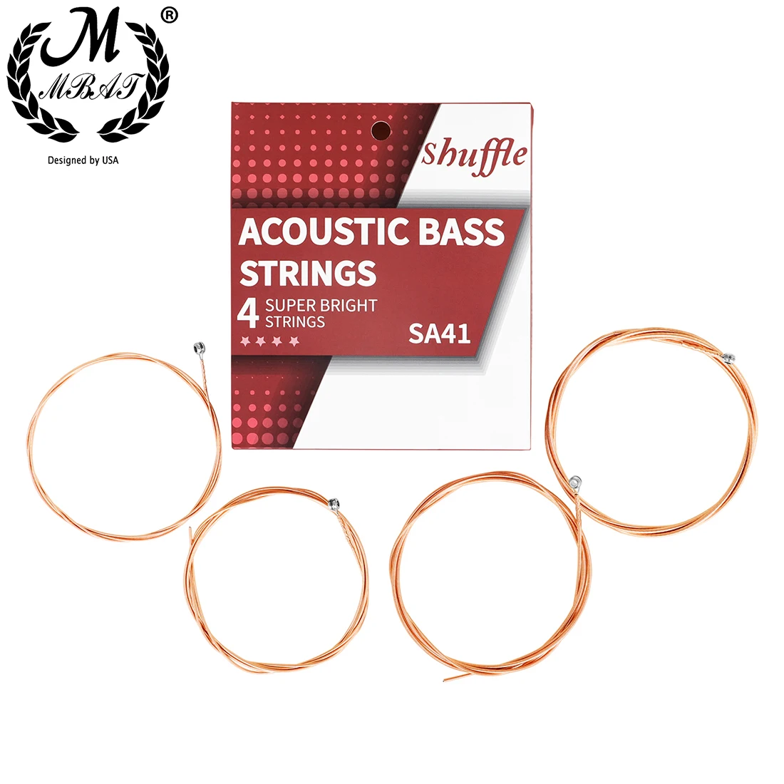M MBAT Acoustic Bass Strings 4 - огляд і ціна Bass Guitar Strings