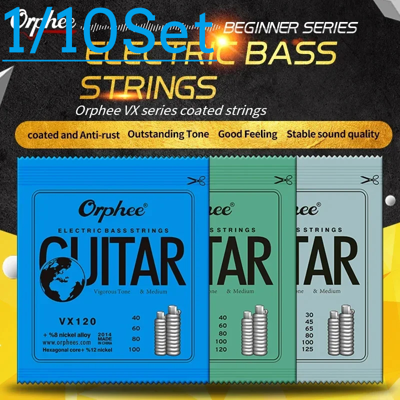Orphee 4/5/6 Electric Bass Gui - огляд і ціна Bass Guitar Strings