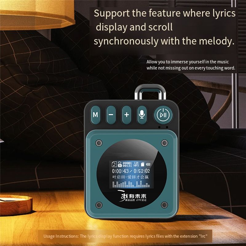 RISE-MP3 Music Player Recorder - огляд і ціна Audio Music To Lyrics