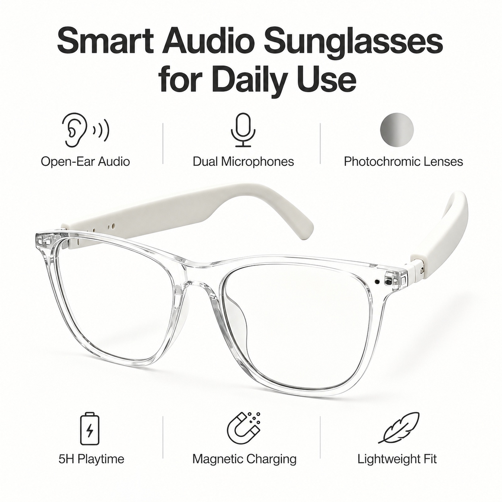 Photochromic Sunglasses For Dr - огляд і ціна Audio Music Ai