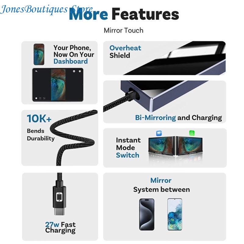Box Radio Mirroring Link 720P  - огляд і ціна Audio Visualizer Music Player