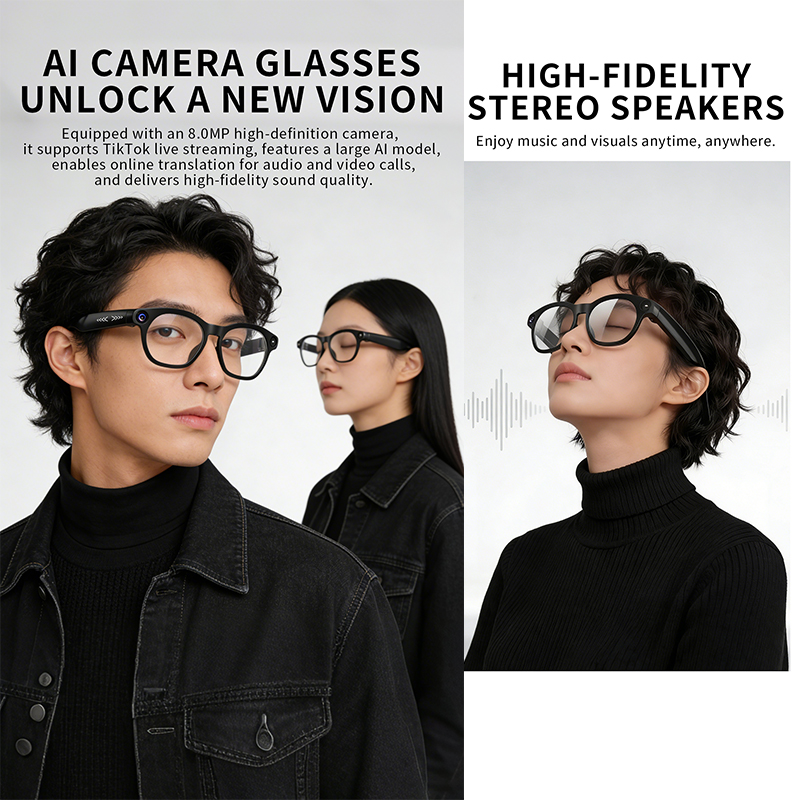 2026 New Smart Glasses 800W HD - огляд і ціна Audio Music Ai
