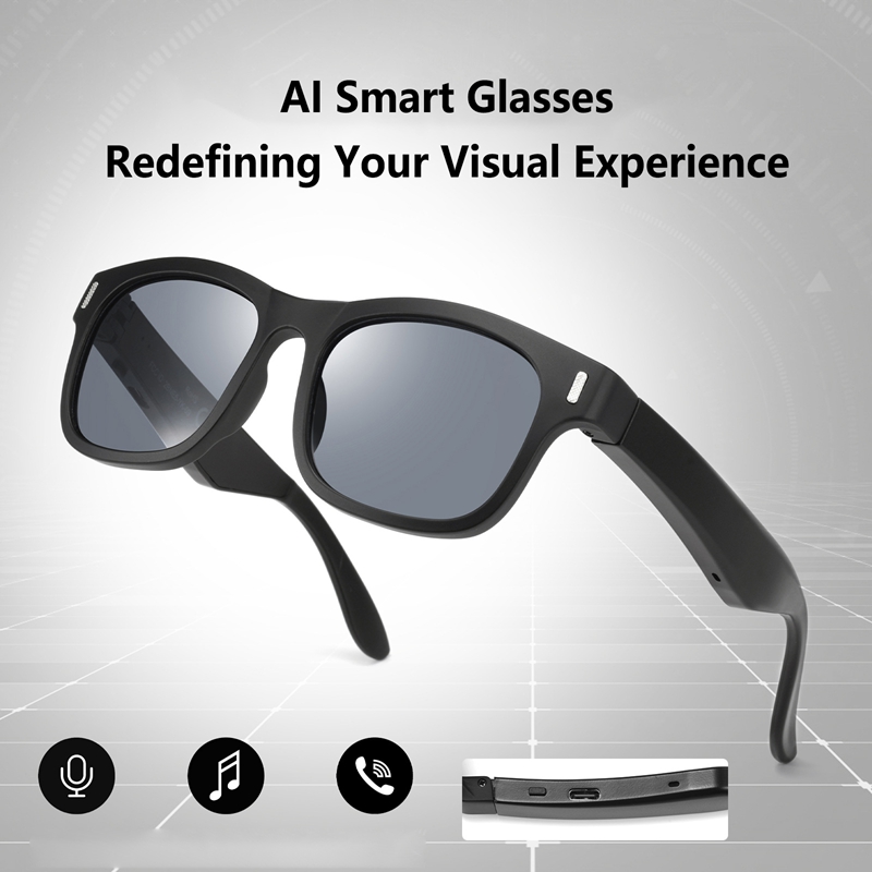 AI Intelligent Sunglasses Blue - огляд і ціна Audio Music Ai