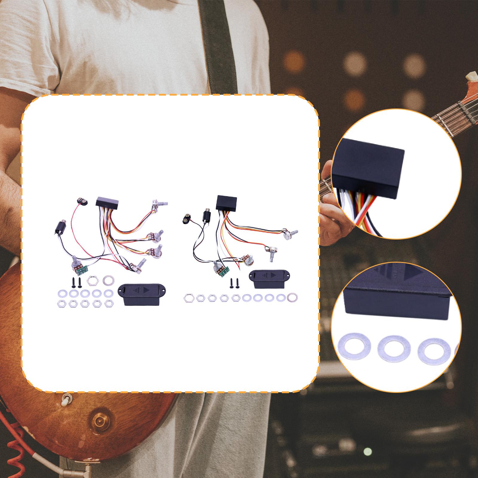 Bass Pickups 4 Strings Active  - огляд і ціна Bass Guitar Strings