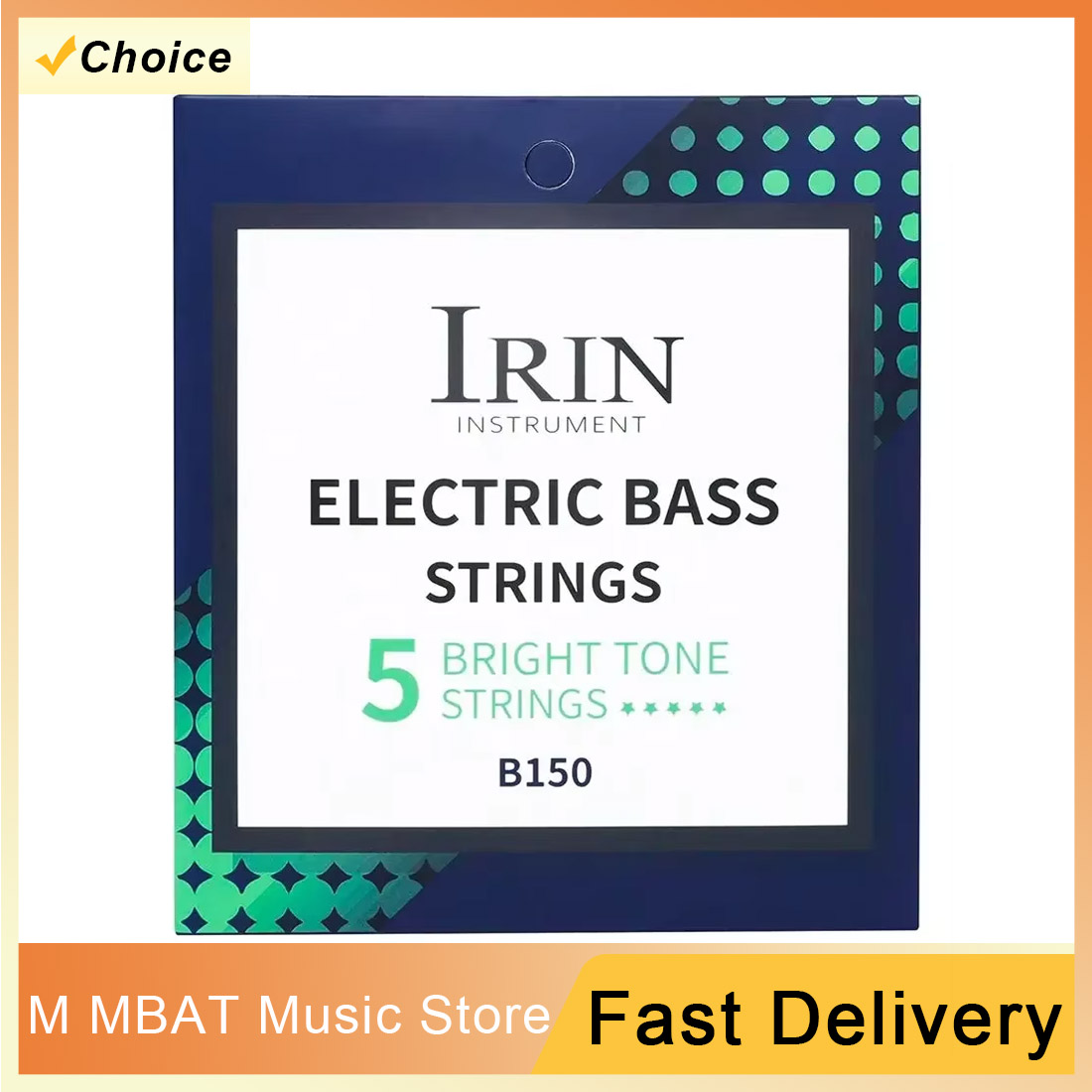 M MBAT Electric Bass Guitar 5  - огляд і ціна Bass Guitar Strings